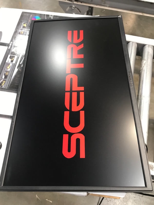 Photo 2 of Sceptre E275W-19203R 27" Ultra Thin 1080P LED Monitor 2X HDMI VGA Build-In Speakers, Metallic Black 2018