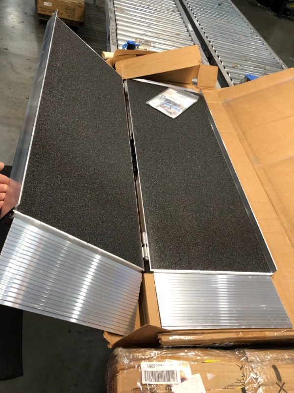 Photo 1 of EZ-Access Suitcase Singlefold Portable Ramp with an Applied Slip-Resistant Surface, 4 Foot