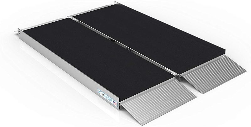Photo 1 of EZ-Access Suitcase Singlefold Portable Ramp with an Applied Slip-Resistant Surface, 4 Foot