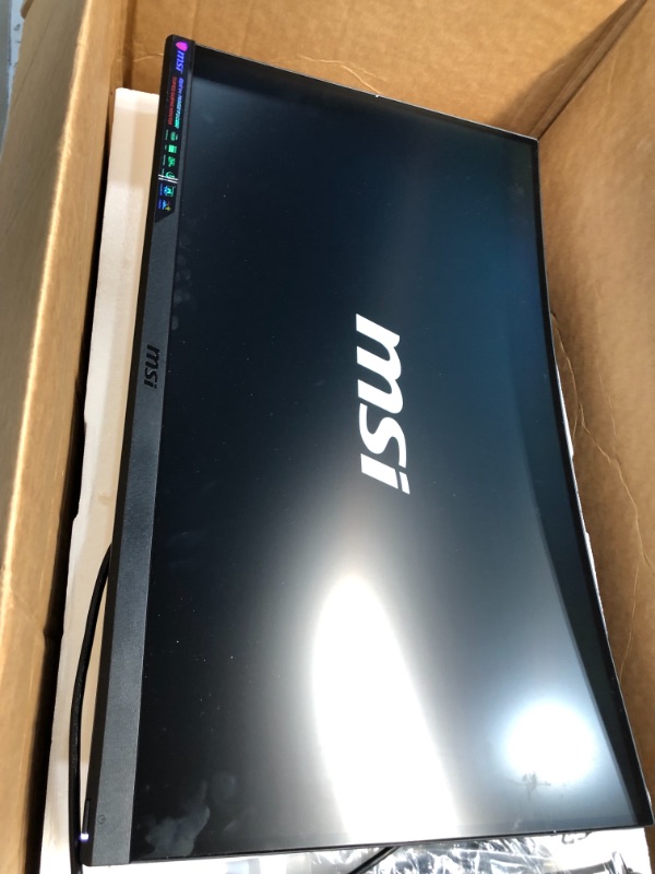 Photo 1 of MSI Full HD FreeSync Gaming Monitor 24" Curved Non-Glare 1ms LED Wide Screen 1920 X 1080 75Hz Refresh Rate (Optix G241VC)
