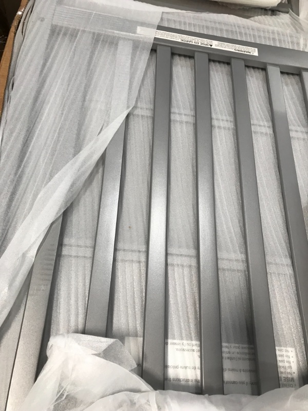 Photo 1 of Dream On Me Anna 4-in-1 Convertible Crib and Changer, Steel Gray