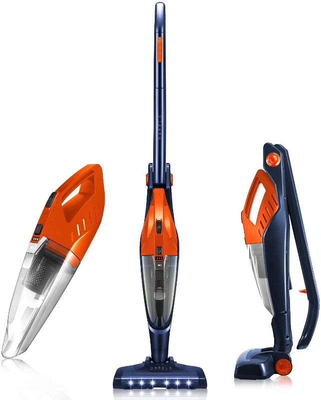 Photo 1 of ****NOT TESTED**** Cordless Vacuum, ORFELD Stick Vacuum Cleaner 4 in 1 Lightweight, Upright Vacuum Cleaner, Up to 40 Mins Runtime, Excellent for Hardwood Floor Carpet Pet Hair Car
