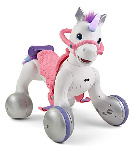 Photo 1 of **** NOT TESTED****Kid Trax Toddler/Kids Rideamal Unicorn 12 Volt Ride on Toy, Max Rider Weight of 70lbs, Interactive, Responds with Movement, Lights, and Sound, Accesso
