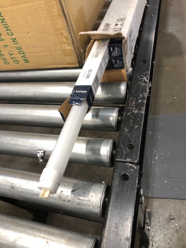 Photo 1 of ***NOT TESTED*** Feit Electric T48/840/LEDG2/4 14W 32W/40W Equivalent Non-Dimmable 1750 Lumen 4FT Direct Replacement Plug and Play LED T8/T12 Linear Tube Light Bulb, 48" L x 1" D, 4100K (Cool White), 4 Count
