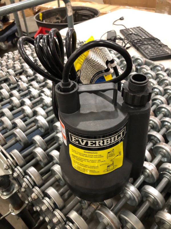 Photo 1 of Everbilt SUP54-HD 1/6 HP Submersible Thermoplastic Utility Pump by Everbilt
