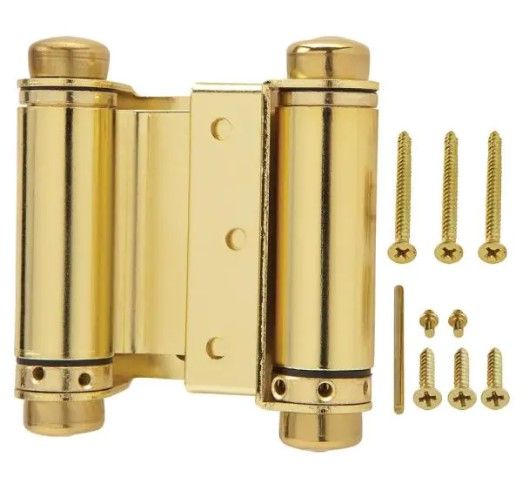 Photo 1 of 
Everbilt
3 in. Square Bright Brass Double-Action Spring Door Hinge