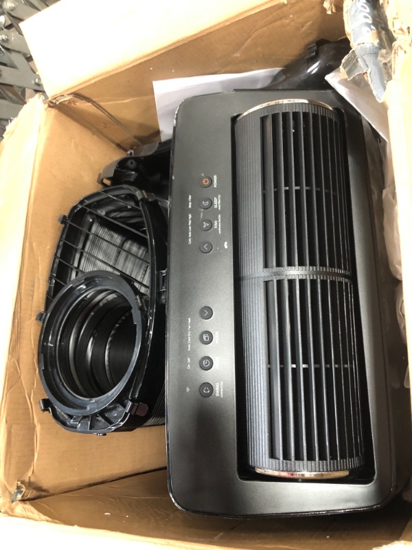 Photo 1 of MIDEA MAP14HS1TBL Duo Ultra Smart HE Inverter Portable Air Conditioner, Dehumidifier, Fan, 14,000 BTU with Heater (12,000 BTU SACC), Black

