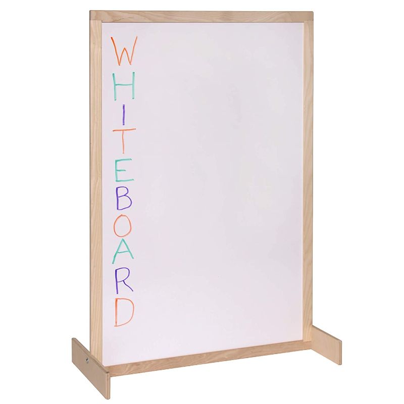 Photo 1 of Angeles Whiteboard Room Divider, ANG1124, Wall Partition Panel, Privacy Screen, Kids Classroom Furniture for Preschool, Daycare or Homeschool ***MAJOR DAMAGE PARTS ONLY OR NEEDS REPAIR