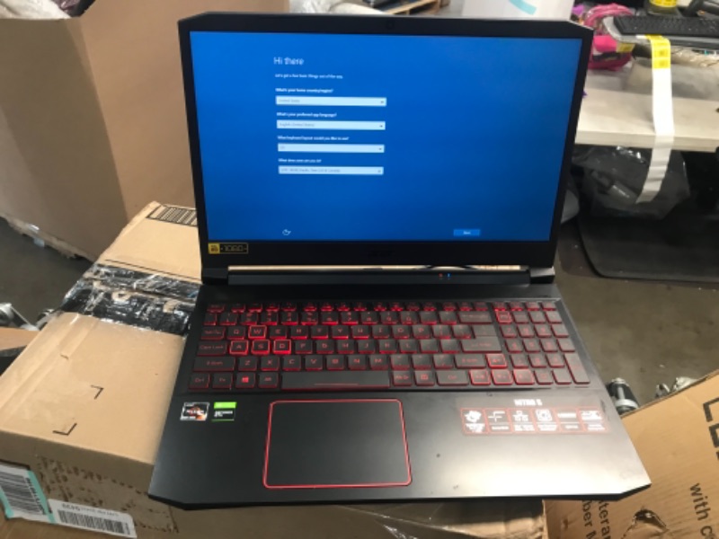 Photo 2 of Acer - Nitro 5 15.6" Laptop - AMD Ryzen 5 - 8GB Memory - NVIDIA GeForce GTX 1650 - 256GB SSD - Obsidian Black
AN515-44-R99Q

