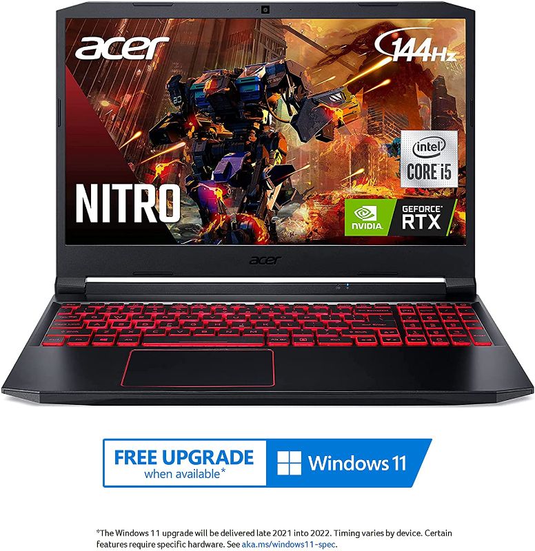 Photo 1 of Acer - Nitro 5 15.6" Laptop - AMD Ryzen 5 - 8GB Memory - NVIDIA GeForce GTX 1650 - 256GB SSD - Obsidian Black
AN515-44-R99Q

