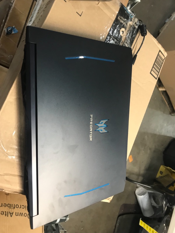 Photo 4 of Acer Predator Helios 300 Gaming Laptop, Intel Core i7-9750H, GeForce GTX 1660 Ti, 15.6" Full HD 144Hz Display, 3ms Response Time, 16GB DDR4, 512GB PCIe NVMe SSD, RGB Backlit Keyboard, PH315-52-710B TESTED AND FUNCTIONS