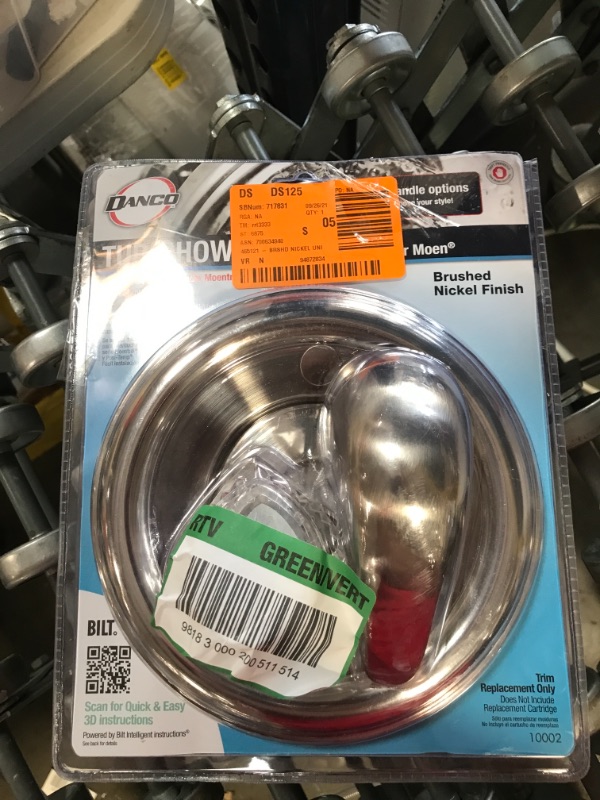 Photo 1 of Danby Danco Brushed Nickel Trim Kit for Moen Tub/Shower Faucets