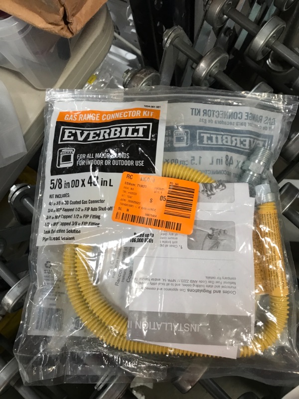 Photo 1 of Everbilt 4 ft. Gas Range Connector Kit