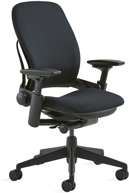 Photo 1 of Steelcase Leap Fabric Chair, Black,
