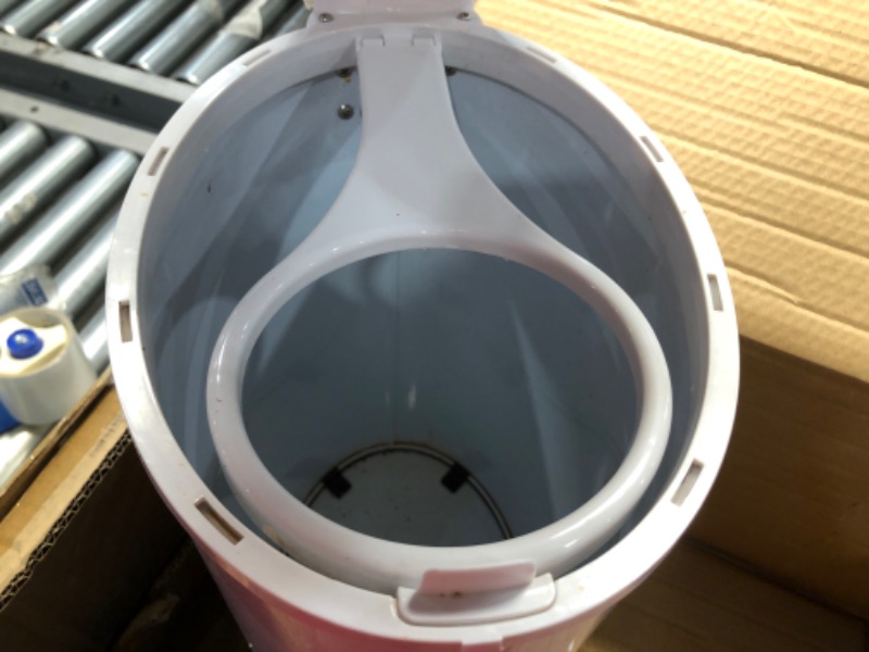 Photo 1 of Ubbi Steel Odor Locking, No Special Bag Required Money Saving, Awards-Winning, Modern Design, Registry Must-Have Diaper Pail, White
