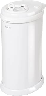Photo 1 of Ubbi Steel Odor Locking, No Special Bag Required Money Saving, Awards-Winning, Modern Design, Registry Must-Have Diaper Pail, White

