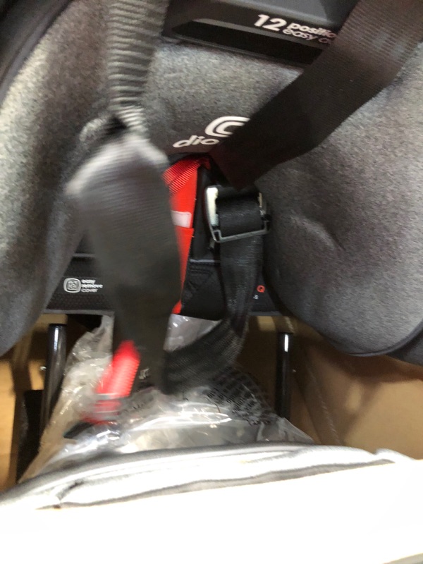 Photo 3 of Diono Radian 3QX 4-in-1 Rear & Forward Facing Convertible Car Seat, Safe+ Engineering 3 Stage Infant Protection, 10 Years 1 Car Seat, Ultimate Protection, Slim Fit 3 Across, Gray Slate
