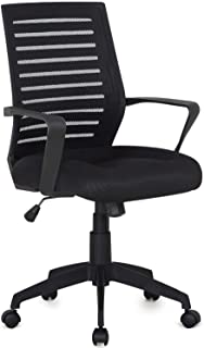 Photo 1 of VECELO Premium Mesh Chair With 3D Surround Padded Seat Cushion For Task/Desk/Home Office Work, Black
