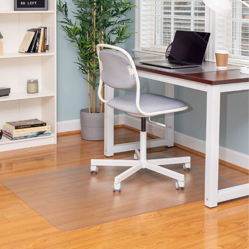 Photo 1 of Office Chair Mat for Hard Floors Heavy Duty Clear, PVC Chair Mat for Hardwood and Tile Floors, Protective Floor Mat for Home or Office