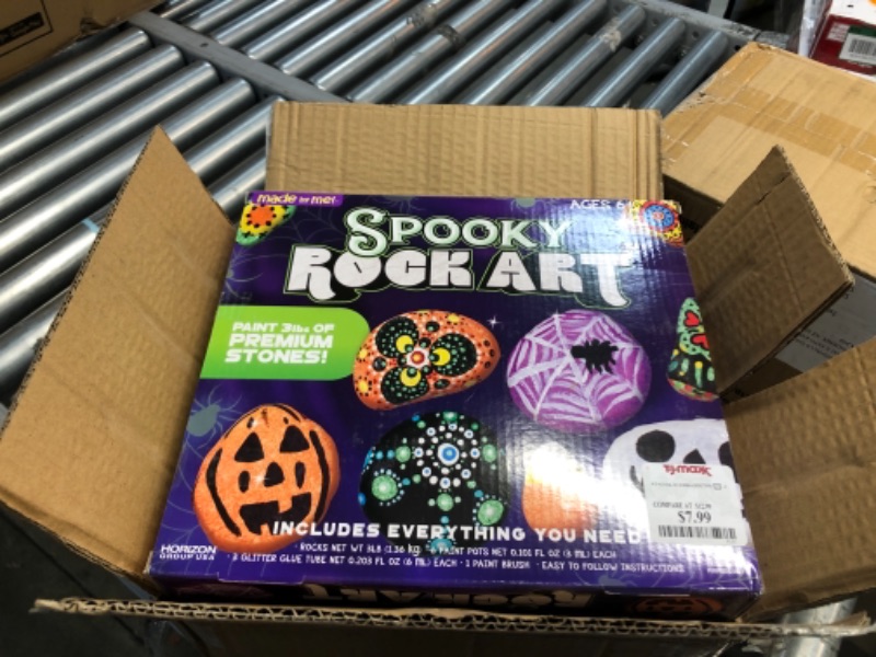 Photo 1 of 
4- pack 
 Made By Me Spooky Rock Art Kit by Horizon Group USA, Rock Painting Arts and Crafts Kit