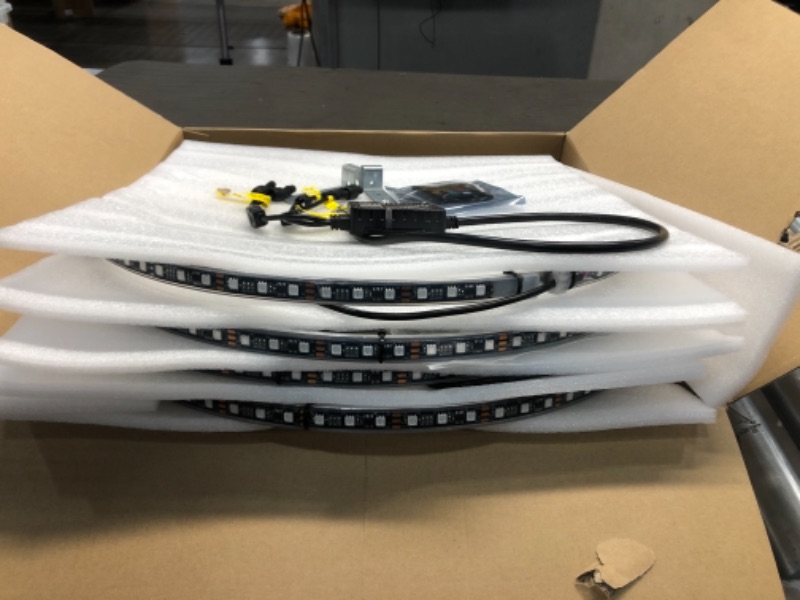 Photo 1 of Double Row Wheel Ring Light Kit w/Turn Signal and Braking Functionand Can Controlled by remote and app Simultaneously with Lock Function