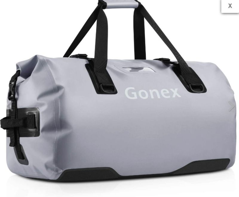 Photo 1 of Gonex 60L Extra Large Waterproof Duffle, Grey