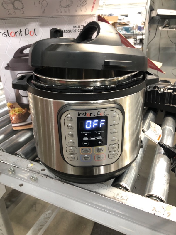 Photo 2 of Instant Pot Duo 60 7-in-1 Programmable 6-Quart Pressure Cooker
