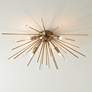 Photo 1 of ***SIMILAR TO STOCK PHOTO***
Wide Antique Gold Modern Ceiling Light