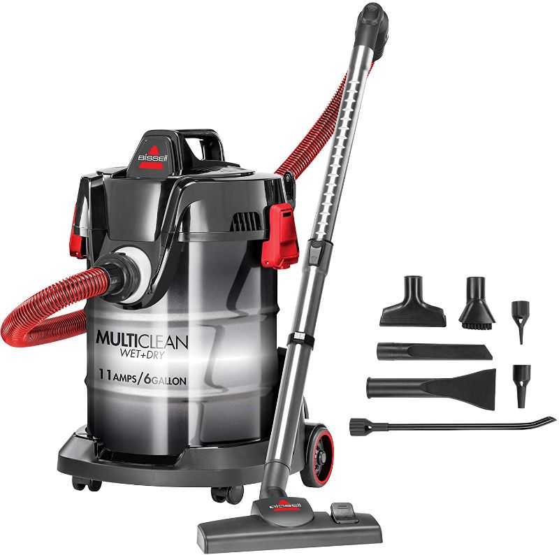 Photo 1 of Bissell, Red, MultiClean Wet/Dry Garage and Auto Vacuum Cleaner, 2035M