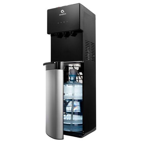 Photo 1 of A4 12" Bottom Loading Bottled Water Dispenser with Hot Cold and Cool Water Built-in Nightlight Child Safety Lock and Holds 3 or 5 Gallon Bottles
