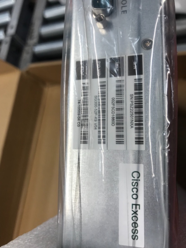 Photo 2 of Cisco SG300-52P 52-port Gigabit PoE Managed Switch
