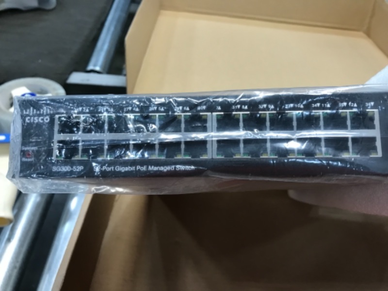 Photo 9 of Cisco SG300-52P 52-port Gigabit PoE Managed Switch
