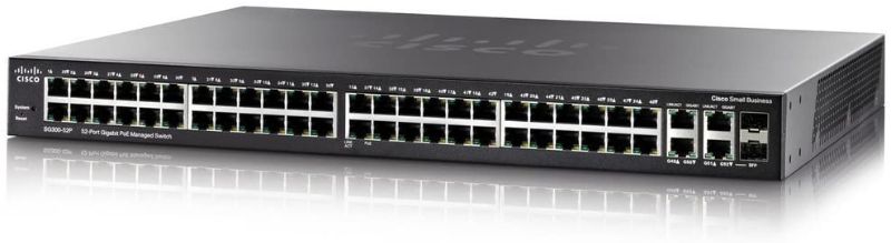 Photo 1 of Cisco SG300-52P 52-port Gigabit PoE Managed Switch
