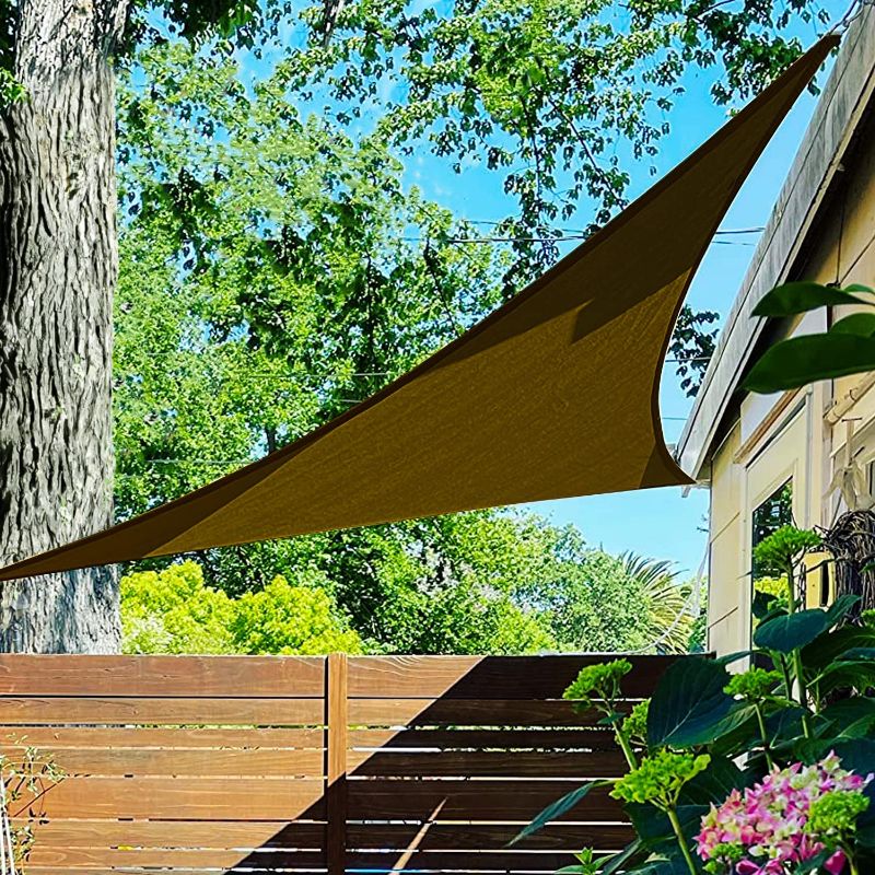 Photo 1 of  Triangle Sun Shade Sail Canopy, (unknown size)