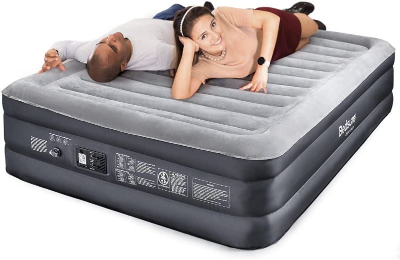 Photo 1 of Bedsure Queen Air Mattress with Built in Pump Raised - 18" Inflatable Mattress, Double Air Beds for Camping and Indoor Use
