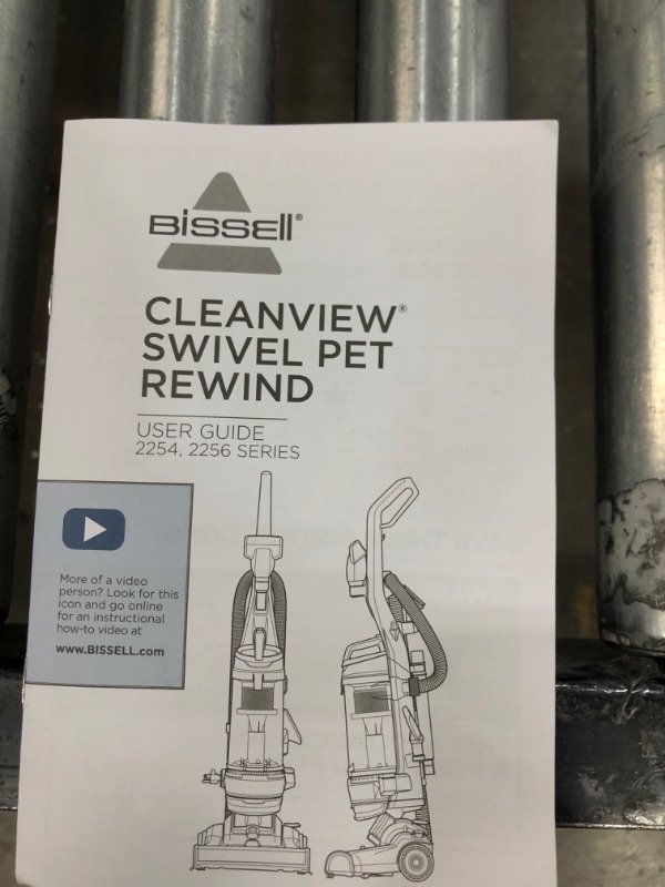 Photo 2 of **USED** BISSELL CleanView Swivel Rewind Pet Upright Bagless Vacuum Cleaner, 2254
