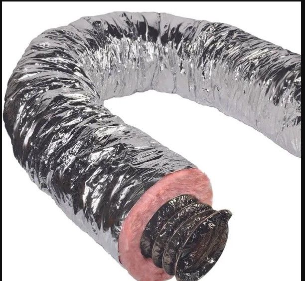 Photo 1 of 6-Inch x 25-Foot Insulated Air Duct