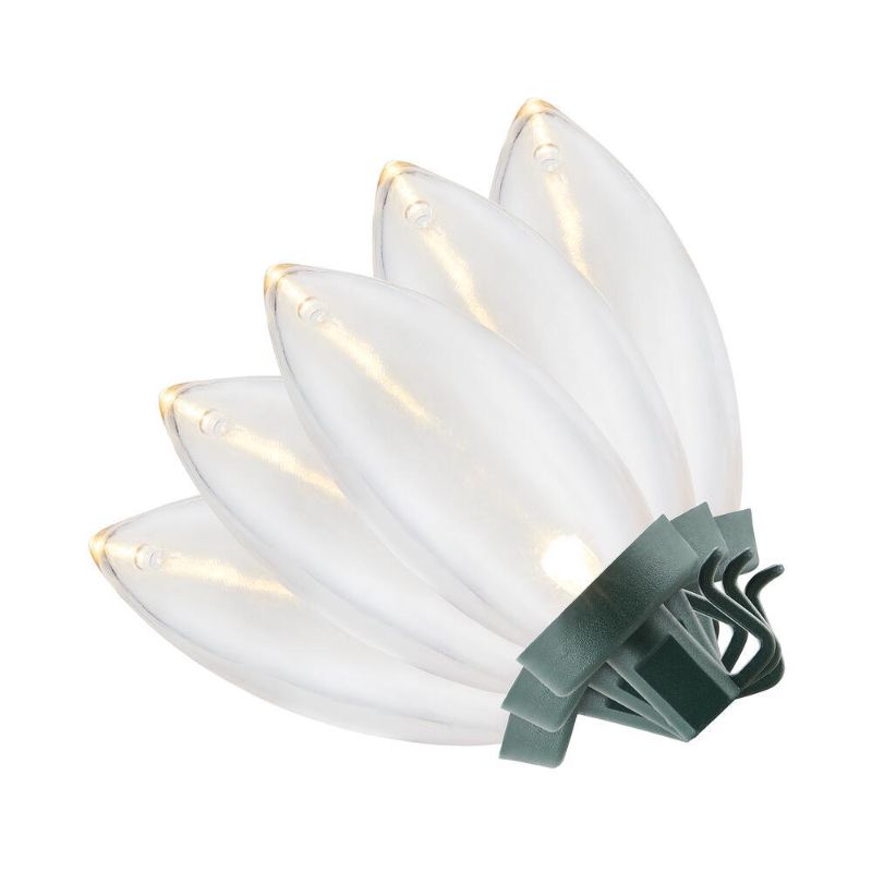 Photo 1 of Home Accents Holiday 65.3 Ft. 100-Light Warm White Super Bright C9 LED Lights
