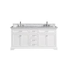Photo 1 of ** SOLD ON WHOLE PALLET*** NO RETURNS NO REFUNDS***
Windlowe 73 in. W x 22 in. D x 35 in. H Bath Vanity in White with Carrara Marble Vanity Top in White with White Sink
