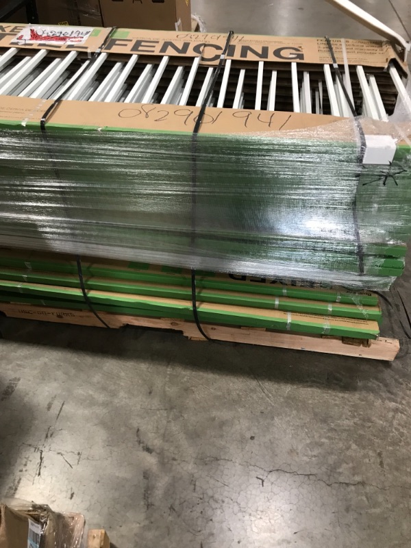 Photo 7 of ***SOLD AS WHOLE PALLET ONLY*** NO RETURNS NO REFUNDS**
(24) US Door and Fence Pro Series 2.67 Ft. H X 7.75 Ft. W White Steel Fence Panel
***24 PANELS*** MINORE SCRATCHES***