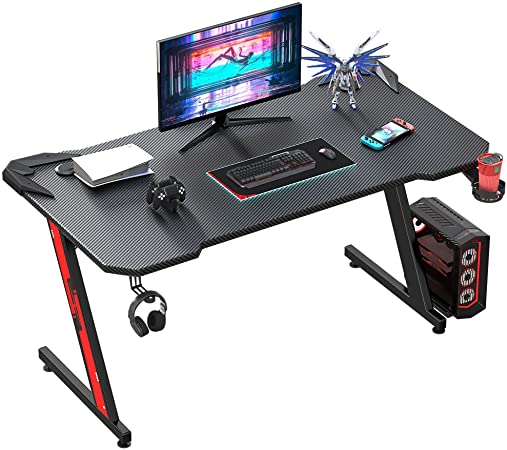 Photo 1 of ***STOCK PHOTO FOR REFERENCE ONLY***
 44 Inch HCB GAMING DESK GT-DJZ01-BLACK