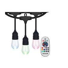 Photo 1 of **NON FUNCTIONAL, MISSING REMOTE. USED AND ABUSED***SEE PICTURES**
Outdoor/Indoor 48 ft. Plug-In Edison Bulb Color Changing LED String Lights with Remote Control
