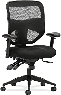 Photo 1 of HON Prominent Mesh High-Back Task Chair, with Seat Glide and Height-and Width-Adjustable Arms, Asynchronous Control, Black
**MISSING SOME HARDWRE***