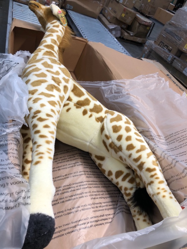 Photo 2 of Melissa & Doug Giant Giraffe - Lifelike Stuffed Animal (over 4 feet tall)
