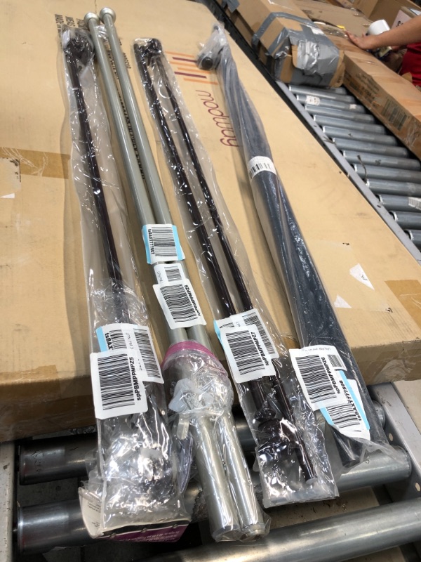 Photo 2 of ASSORTED CURTAIN RODS, USED, SOLD AS IS 4PACK 