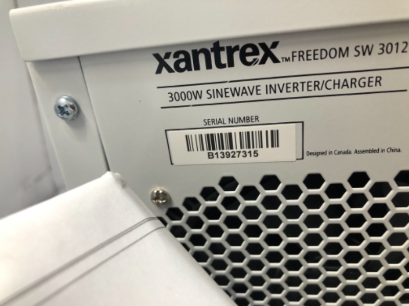 Photo 1 of XANTREX FREEDOM SW3012 12V 3000W INVERTER CHARGER
