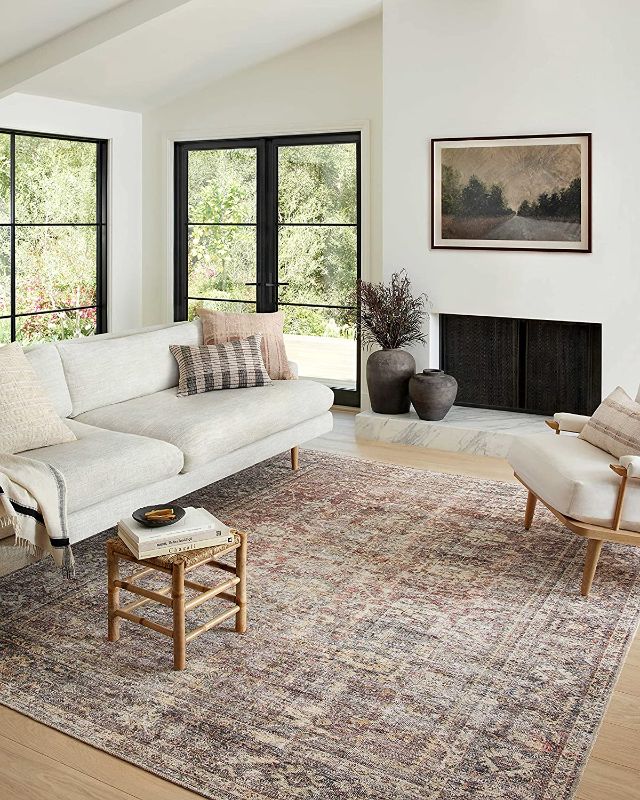 Photo 1 of Amber Lewis x Loloi Georgie Collection GER-06 Bordeaux / Antique 5' x 7'6" Area Rug
NOT BOXED!