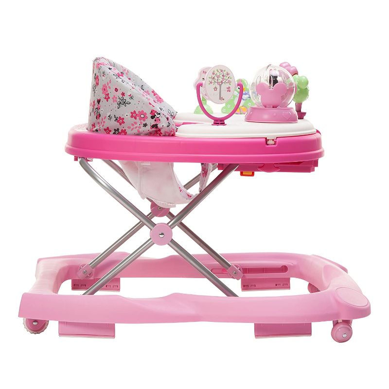 Photo 1 of Disney Baby Minnie Mouse Music and Lights Baby Walker with Activity Tray (Garden Delight)
