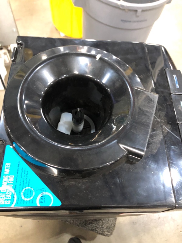 Photo 7 of Primo Top Loading Water Cooler - 3 Temperature Settings, Hot, Cold & Cool - Energy Star Rated Water Dispenser with Child-Resistant Safety Feature Supports 3 or 5 Gallon Water Jugs [Black w/Stainless]
