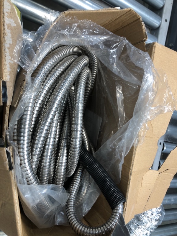 Photo 2 of Bionic Steel PRO Garden Hose - 304 Stainless Steel Metal 100 Foot Garden Hose – Heavy Duty Lightweight, Kink-Free, and Stronger Than Ever with Brass Fittings and On/Off Valve – 2021 Model
